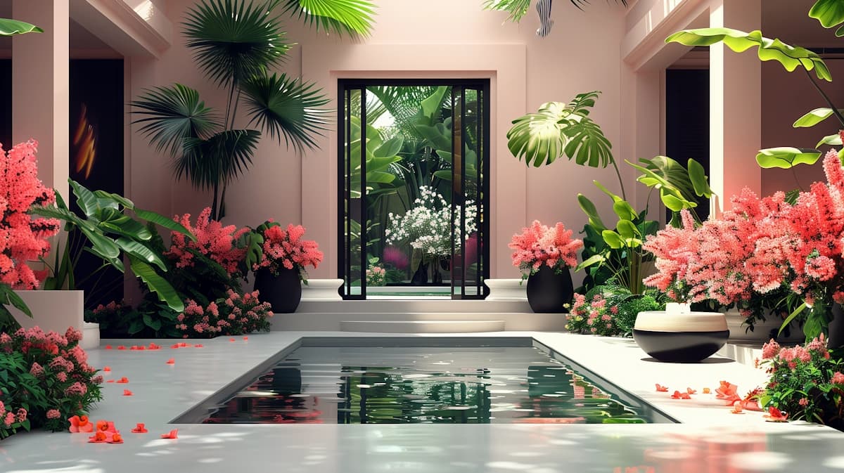 Beautiful landscaping in Georgetown, TX